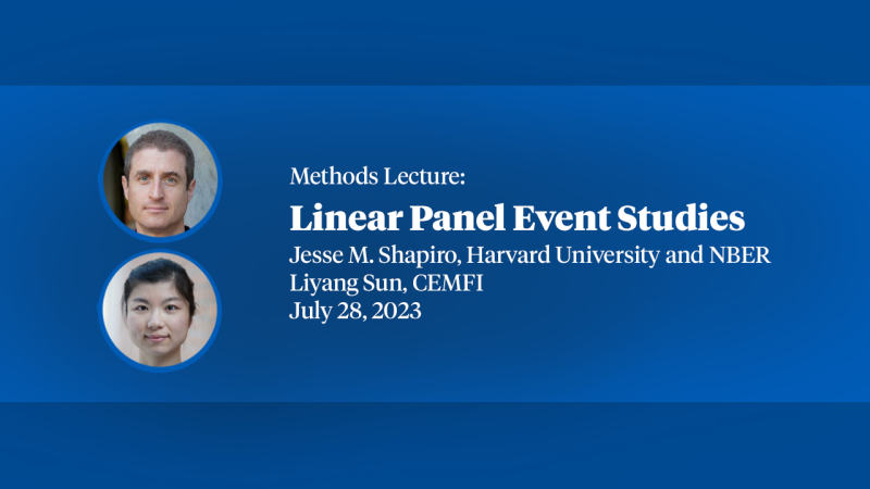 2023 Methods Lectures, Jesse Shapiro and Liyang (Sophie) Sun, "Linear Panel Event Studies" Primary tabs